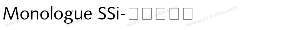 Monologue SSi字体转换